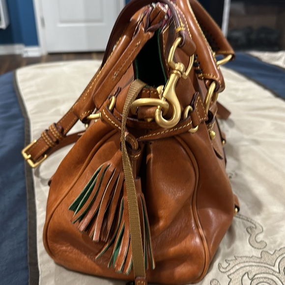 Used Dooney & Bourke Large Florentine leather satchel - Picture 4 of 16